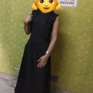 Black Colour Gown