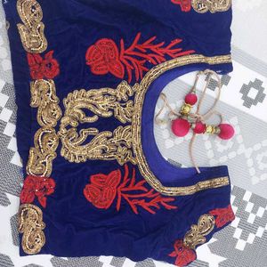 Ethnic Blue Blouse