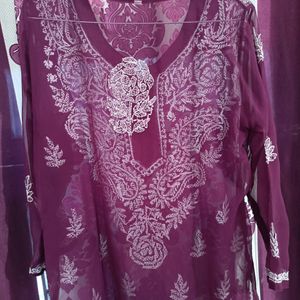 Lucknowi Pure Chikankari Kurta