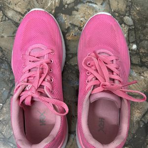 A Pink Sports Shoes