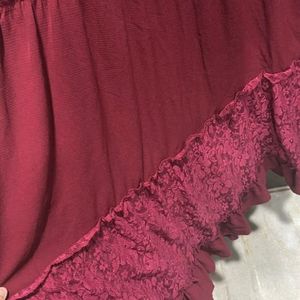 💥Sale 💥Flared Maroon Dress