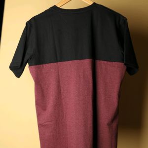 Beautiful Wine Black Tshirt For Men