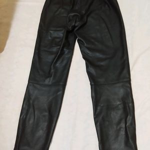 H&M Leather Skinny Pants Size Xs