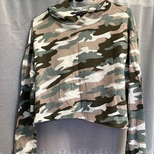 Camo Print Hood