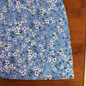 Berrylush Mini Floral Skirt