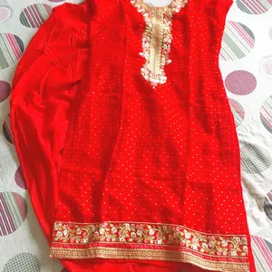 Suit set with dupatta