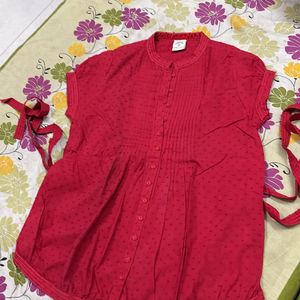 Woodland Red Top/tunic