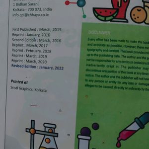 CHHAYA PRAKAHSANI CHEMISTRY PRACTICAL BOOK ENGLISH