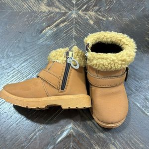 Kats Kids Synthetic Upper with Fur Boots