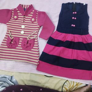 Combo Of Summer And Winter Dress For Baby Girl