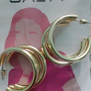 Korean Layer Quirky Hoop Earrings