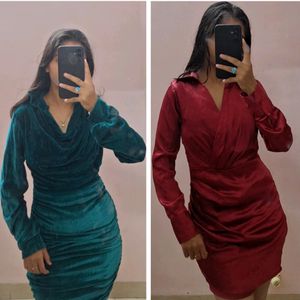 Onepiece Combo Of Two Partywear Body con Dresses