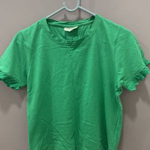 Bombay Paisley Green T Shirt