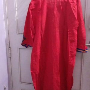 Navratri Red Kurta