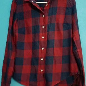 Levis Red n Navy Blue Casual Shirt