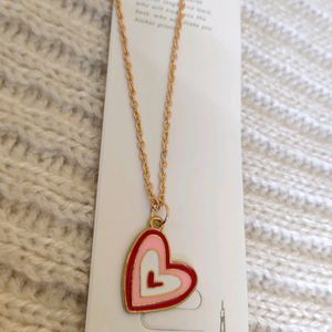 Retro-heart Charm Pendant Neckpiece