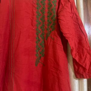 Red Kurta