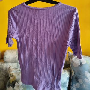 Lavender Top plus free scarf