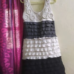 Mini Dress With Flared