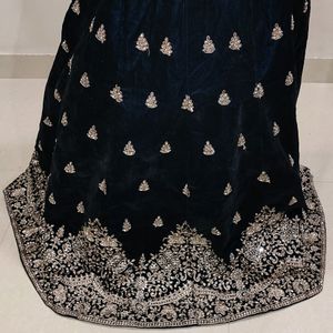 Velvet Lehenga