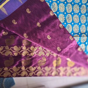 Pure Pattu Saree With Blouse It's Orignal Patt