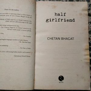 Half Girl Friend By Chetan Bhagat