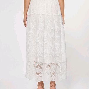 Savana White Skirt