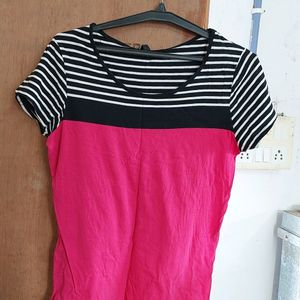 Rose Pink Max Cotton T shirt Like New