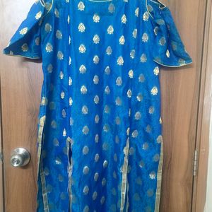 Beautiful Peacock Green Kurti