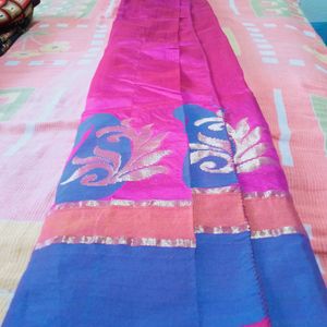 Beautiful Purple Colour Saree Totally New Sare