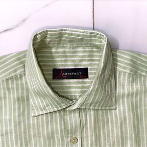 Formal "M" Size lime Green Shirt For Men