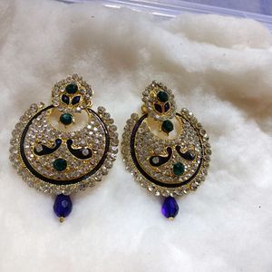 Combo Of 2 Beautiful Stone Work Occasional Earings