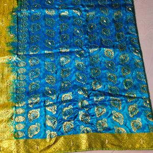 Full Maggam Work Pure Kanjeevaram Silk Saree