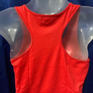 NUON Westside Red Racerback Camisole