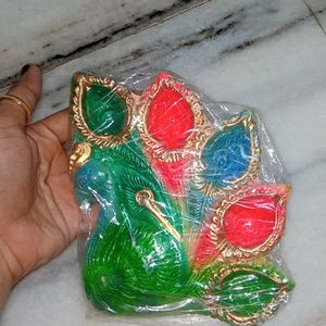 Peacock Shape Diya Diwali