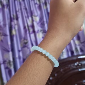 Light Blue Beads Bracelet