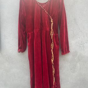 New Unused Velvet Designer Kurta