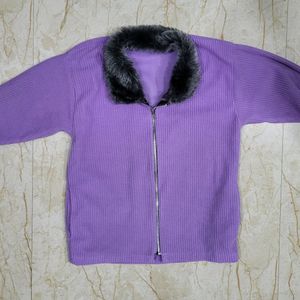 Woolen Sweater Jacket.