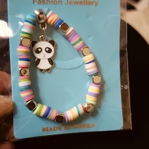 Kid's Bracelet With Panda Charm.