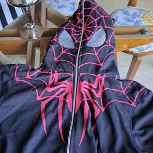 SPIDERMAN HOODIE SEE THRU EYES