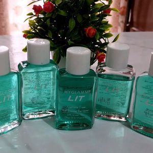 Combo Of 5 Myglamm LIT - Nail Enamel Remover 150ML