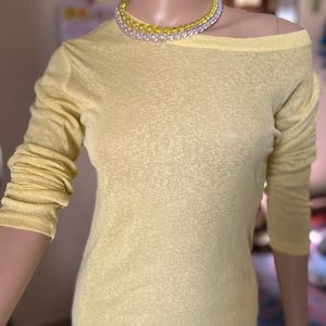 Lime Yellow Summer Top