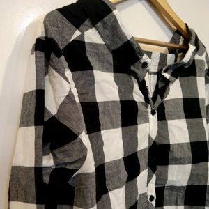 Max B&W Checked Shirt(Women)