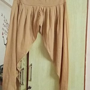 Patiala Pant Gold Colour