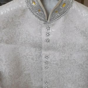 Men's Cream Colour Sherwani