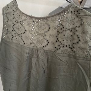 Olive Summer Top