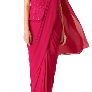 Indya Women’s Sari Tunic(Ready To Wear)