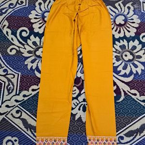 Nyra Cut Kurta Set IN Pretty Mustard Color