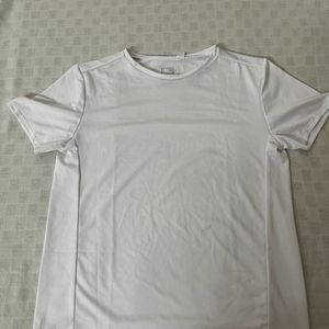 Decathlon White Workout Tshirt For Women
