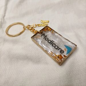 RESIN KEYCHAIN WITH CUSTOMISED BUSINESS NAME ✨ mod